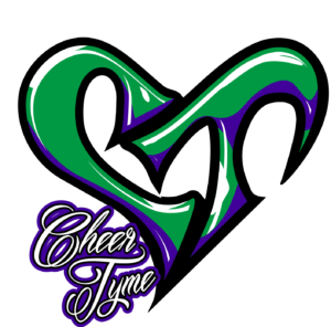 Cheer Tyme anniversary logo - white outline - no starburst